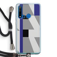 CaseCompany Gestalte 2: Huawei P20 Lite (2019) Transparant Hoesje met koord