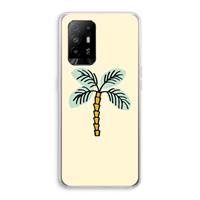 CaseCompany Palmboom: Oppo A95 5G Transparant Hoesje
