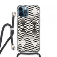 CaseCompany Magic pattern: iPhone 13 Pro Max Transparant Hoesje met koord