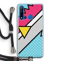 CaseCompany Pop Art #3: Huawei P20 Lite (2019) Transparant Hoesje met koord