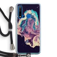 CaseCompany Cosmic Silence: Huawei P20 Lite (2019) Transparant Hoesje met koord