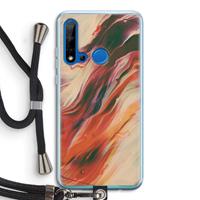 CaseCompany Forgotten Lands: Huawei P20 Lite (2019) Transparant Hoesje met koord