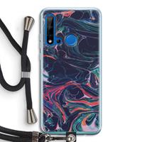 CaseCompany Light Years Beyond: Huawei P20 Lite (2019) Transparant Hoesje met koord