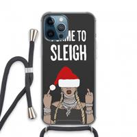 CaseCompany Came To Sleigh: iPhone 13 Pro Max Transparant Hoesje met koord