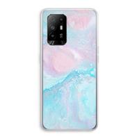 CaseCompany Fantasie pastel: Oppo A95 5G Transparant Hoesje