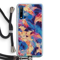 CaseCompany Tuesday Night: Huawei P20 Lite (2019) Transparant Hoesje met koord