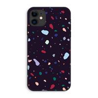 CaseCompany Dark Rounded Terrazzo: iPhone 11 Tough Case