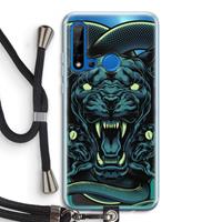 CaseCompany Cougar and Vipers: Huawei P20 Lite (2019) Transparant Hoesje met koord