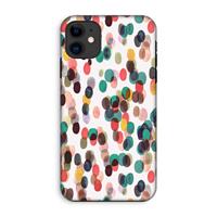 CaseCompany Tropical Dots: iPhone 11 Tough Case