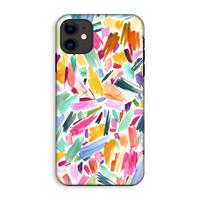 CaseCompany Watercolor Brushstrokes: iPhone 11 Tough Case