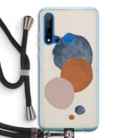 CaseCompany Geo #4: Huawei P20 Lite (2019) Transparant Hoesje met koord