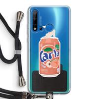 CaseCompany S(peach)less: Huawei P20 Lite (2019) Transparant Hoesje met koord