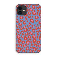 CaseCompany Leopard blue: iPhone 11 Tough Case