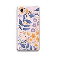 CaseCompany Flowers with blue leaves: Google Pixel 3 XL Transparant Hoesje