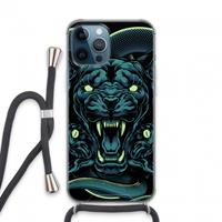 CaseCompany Cougar and Vipers: iPhone 13 Pro Max Transparant Hoesje met koord