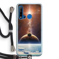 CaseCompany Omicron 2019: Huawei P20 Lite (2019) Transparant Hoesje met koord