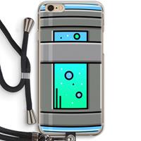 CaseCompany Chug Bottle: iPhone 6 / 6S Transparant Hoesje met koord