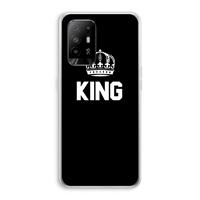 CaseCompany King zwart: Oppo A95 5G Transparant Hoesje