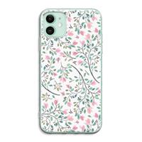 CaseCompany Sierlijke bloemen: iPhone 11 Transparant Hoesje