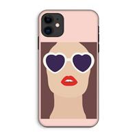 CaseCompany Red lips: iPhone 11 Tough Case