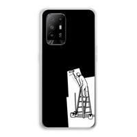 CaseCompany Musketon Painter: Oppo A95 5G Transparant Hoesje