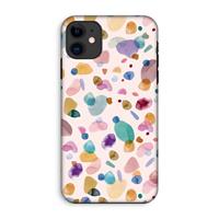 CaseCompany Terrazzo Memphis Pink: iPhone 11 Tough Case