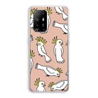 CaseCompany Papegaai: Oppo A95 5G Transparant Hoesje