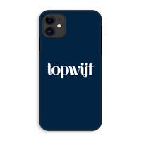 CaseCompany Topwijf Navy: iPhone 11 Tough Case