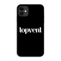 CaseCompany Topvent Zwart: iPhone 11 Tough Case