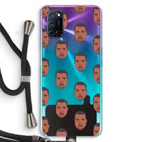 CaseCompany Kanye Call Me℃: Oppo A92 Transparant Hoesje met koord