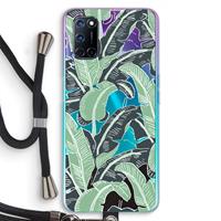 CaseCompany This Sh*t Is Bananas: Oppo A92 Transparant Hoesje met koord