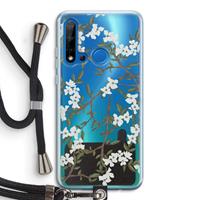 CaseCompany Blossoming spring: Huawei P20 Lite (2019) Transparant Hoesje met koord