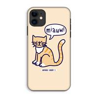 CaseCompany Miauw: iPhone 11 Tough Case