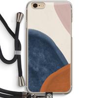 CaseCompany Geo #1: iPhone 6 / 6S Transparant Hoesje met koord