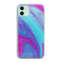 CaseCompany Zweverige regenboog: iPhone 11 Transparant Hoesje