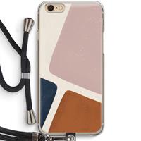 CaseCompany Geo #2: iPhone 6 / 6S Transparant Hoesje met koord