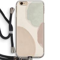 CaseCompany Geo #8: iPhone 6 / 6S Transparant Hoesje met koord