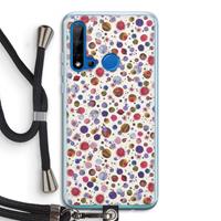 CaseCompany Planets Space: Huawei P20 Lite (2019) Transparant Hoesje met koord