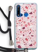 CaseCompany Terrazzo N°15: Huawei P20 Lite (2019) Transparant Hoesje met koord