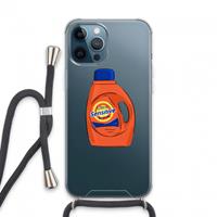 CaseCompany Ultra Sensitive: iPhone 13 Pro Max Transparant Hoesje met koord