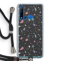 CaseCompany Terrazzo N°16: Huawei P20 Lite (2019) Transparant Hoesje met koord