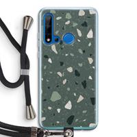 CaseCompany Terrazzo N°19: Huawei P20 Lite (2019) Transparant Hoesje met koord