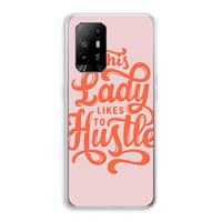 CaseCompany Hustle Lady: Oppo A95 5G Transparant Hoesje
