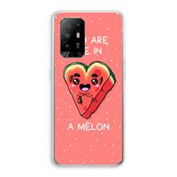 CaseCompany One In A Melon: Oppo A95 5G Transparant Hoesje