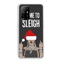 CaseCompany Came To Sleigh: Oppo A95 5G Transparant Hoesje