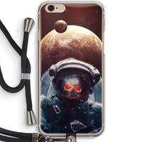 CaseCompany Voyager: iPhone 6 / 6S Transparant Hoesje met koord