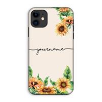 CaseCompany Zonnebloemen: iPhone 11 Tough Case