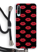 CaseCompany Lips: Huawei P Smart Pro Transparant Hoesje met koord