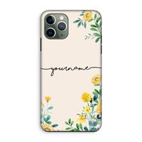 CaseCompany Gele bloemen: iPhone 11 Pro Tough Case