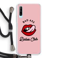 CaseCompany Badass Babes Club: Huawei P Smart Pro Transparant Hoesje met koord